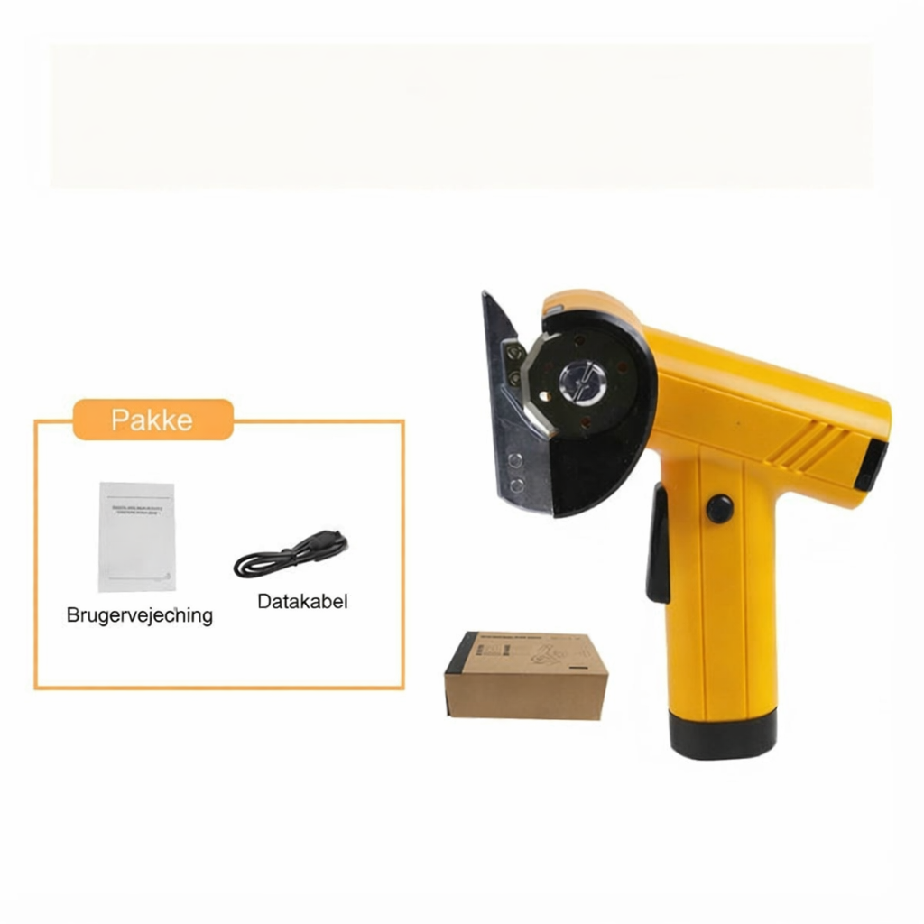 Genopladelig højhastigheds-papskærer