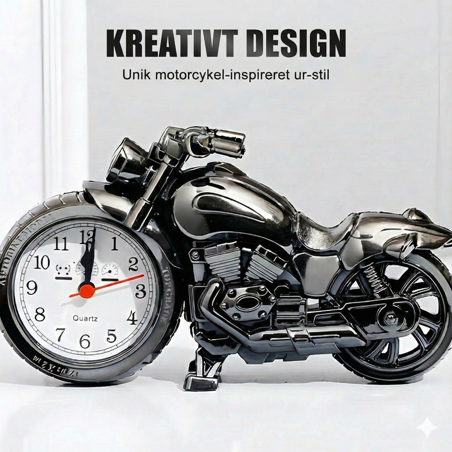 Kreativt motorvækkeur: Cool design