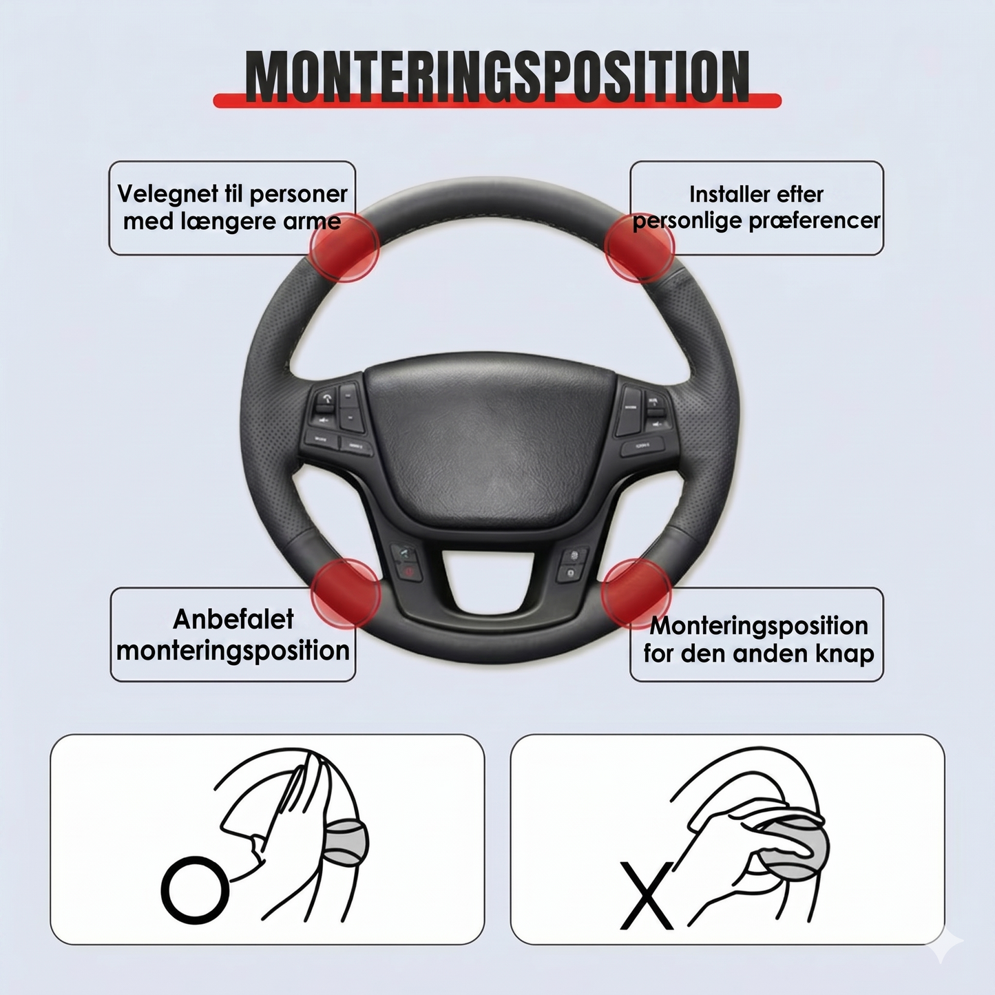 Skridsikkert silikonegreb