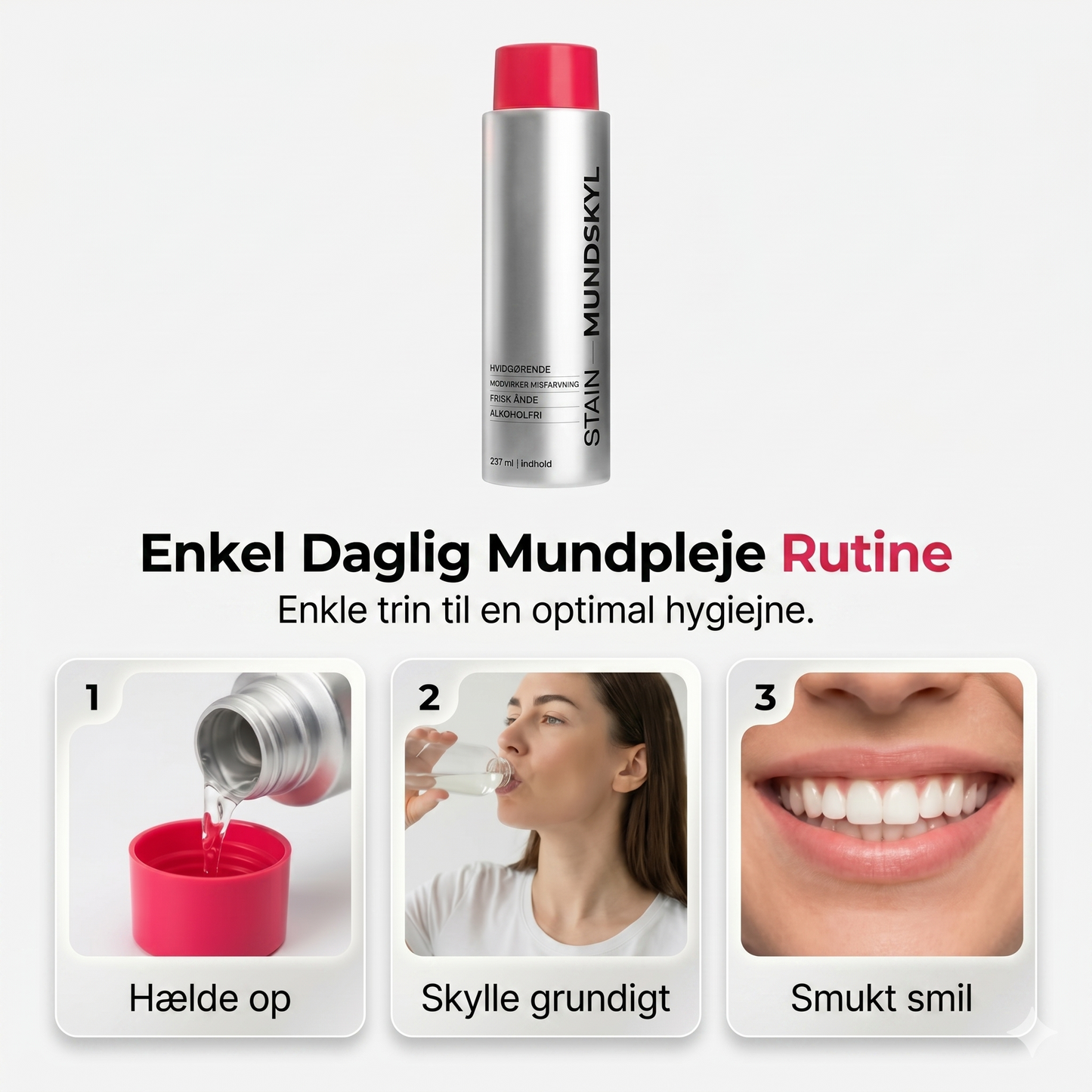 Pletfjernende whitening-mundskyl