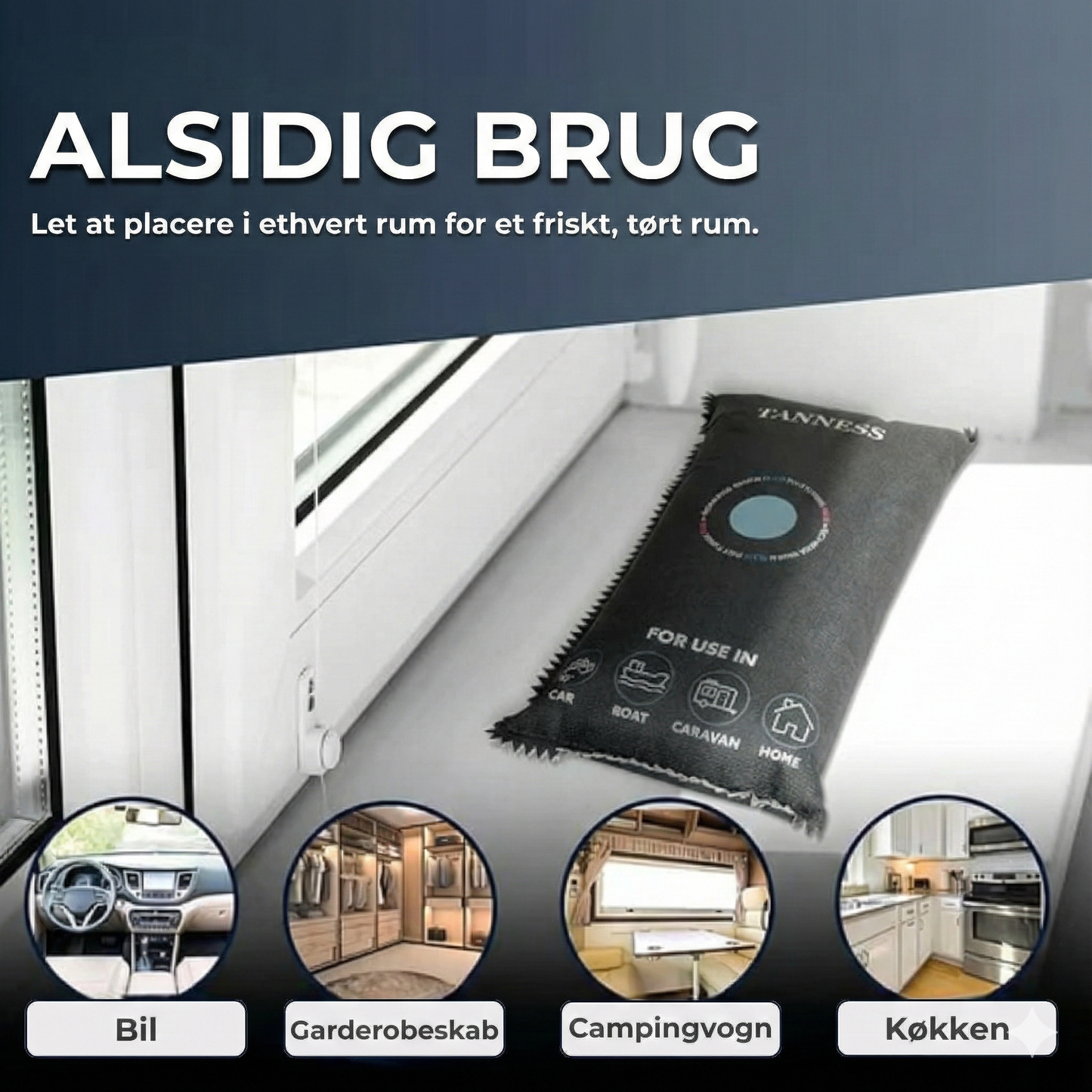 Genanvendelig bilaffugter: Forebygger kondens