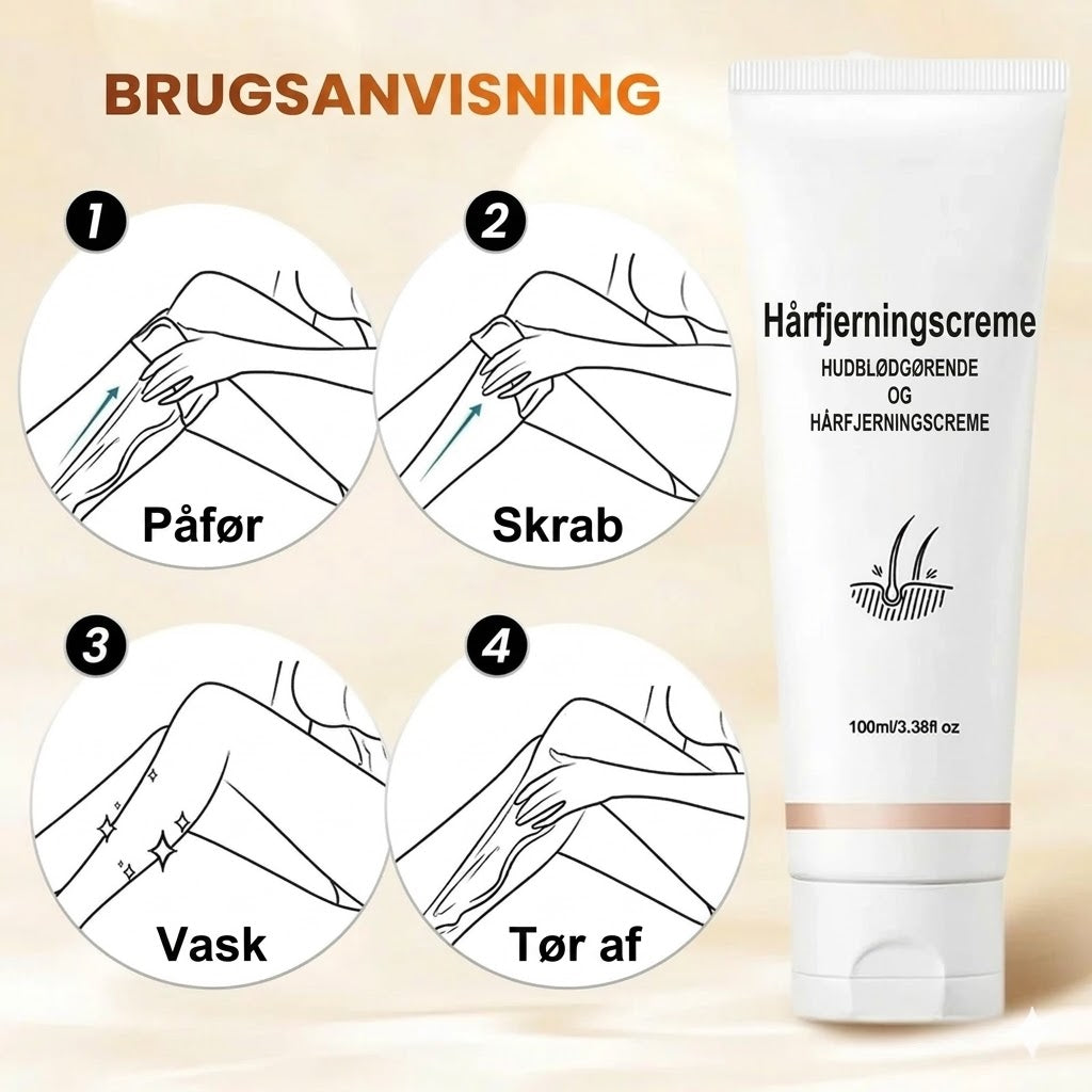 Alsidig aromatisk hårfjerningscreme med mild formel