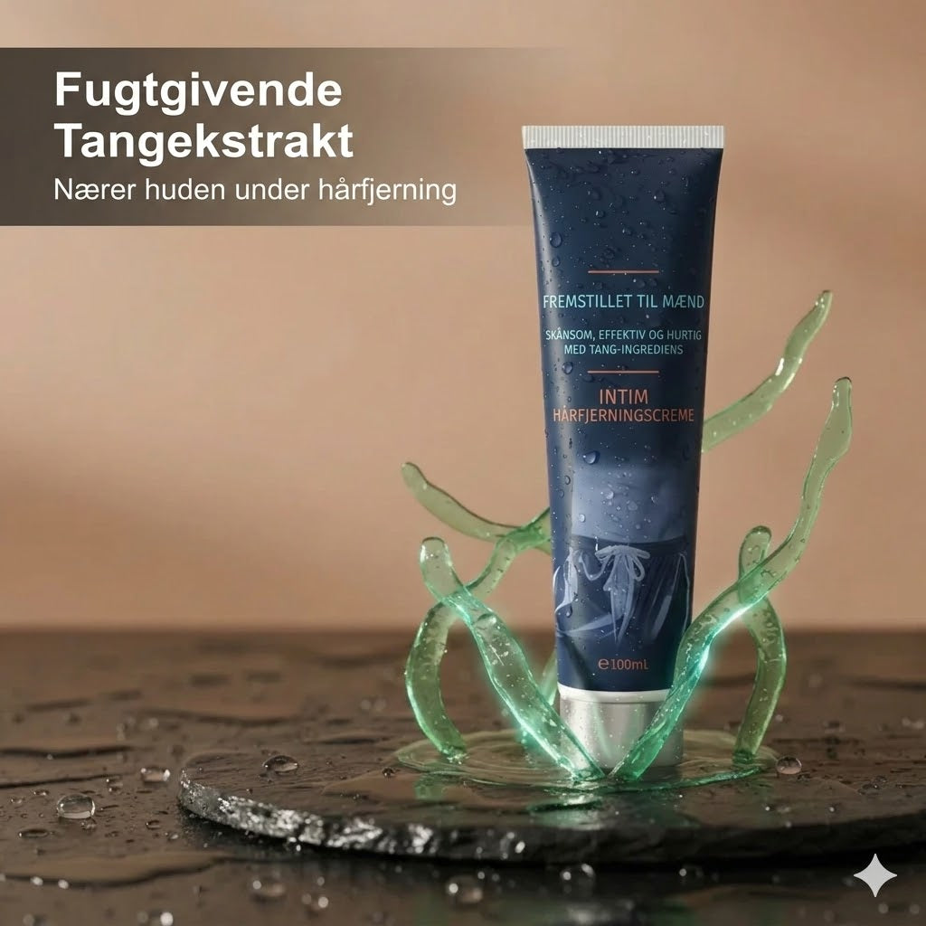 Hurtigtvirkende hårfjerningscreme til mænd