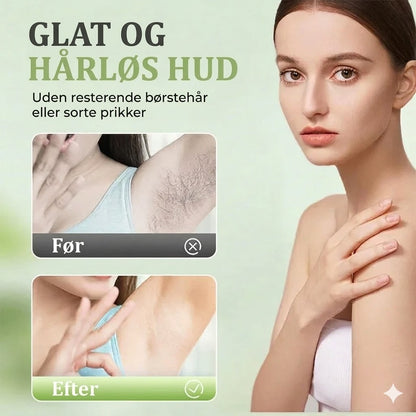 Mild og ikke-irriterende hårfjerningscreme (230g + skraber)
