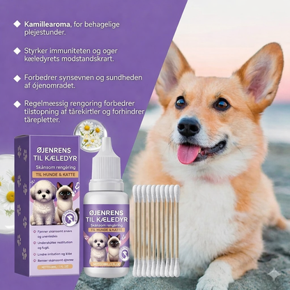 Mild øjenskyl til hunde og katte