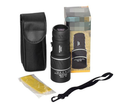 16x52 monokulært teleskop med dobbelt optisk zoom