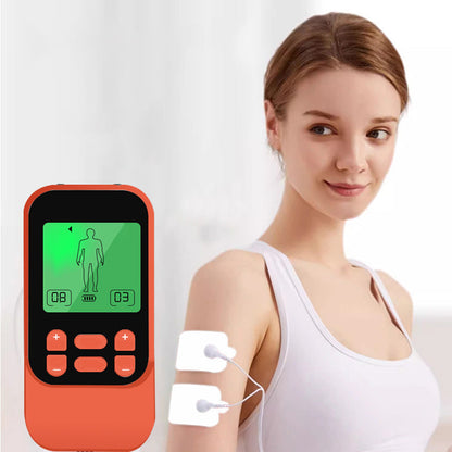Bærbar to-kanals TENS-muskelstimulator