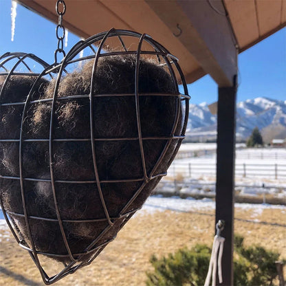 Redehjælp til fugle: Dekorativ hjerteform