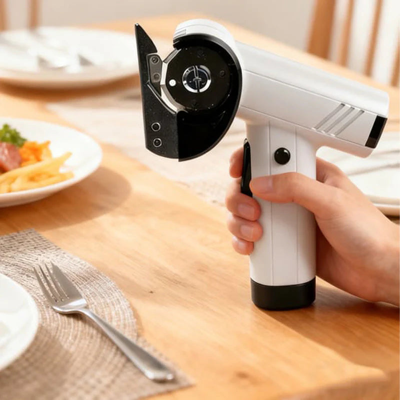 Genopladelig højhastigheds-papskærer