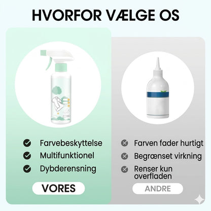 Pletfjerner spray til tøj