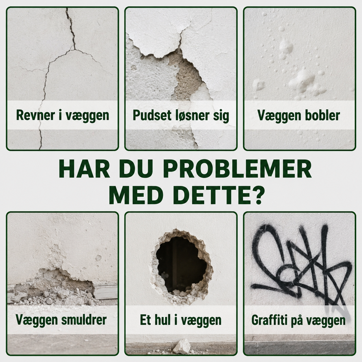 Giftfrit vægreparationsmiddel