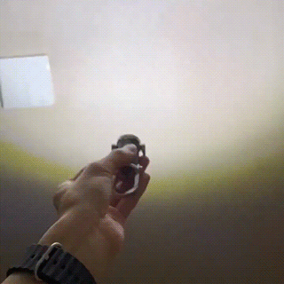 Superstærk mini-nøgleringslygte, vandtæt