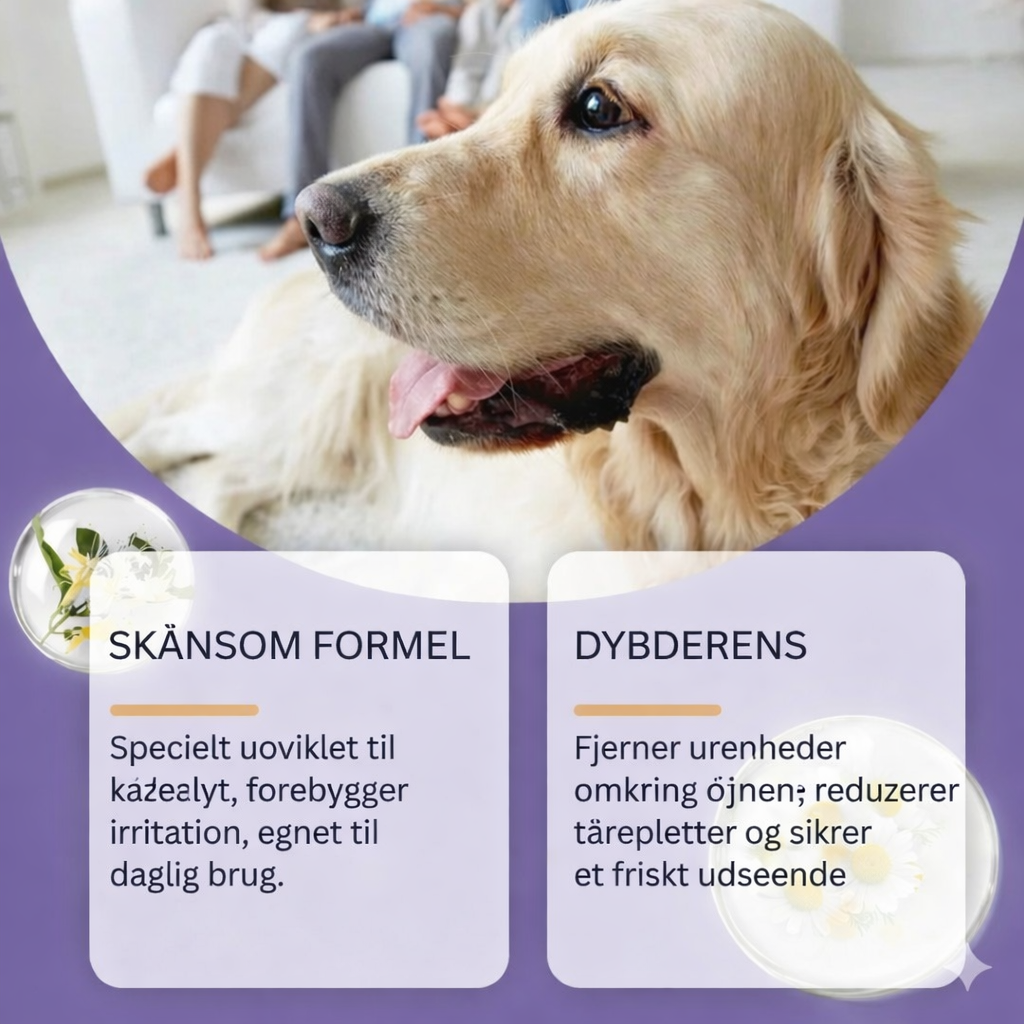 Mild øjenskyl til hunde og katte