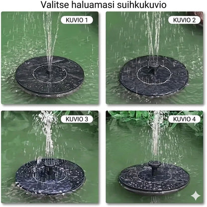 Solcelledrevet springvand