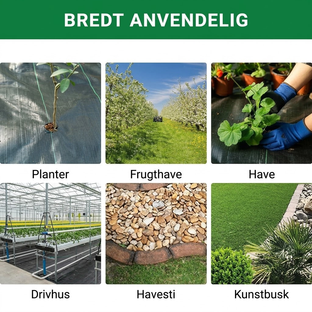 Biologisk nedbrydelig ukrudtsdug