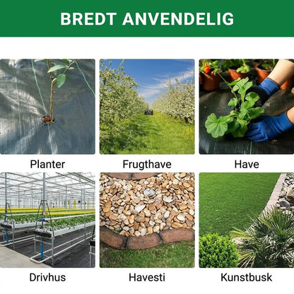 Biologisk nedbrydelig ukrudtsdug
