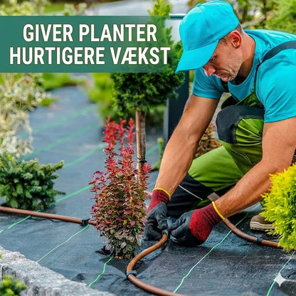 Biologisk nedbrydelig ukrudtsdug