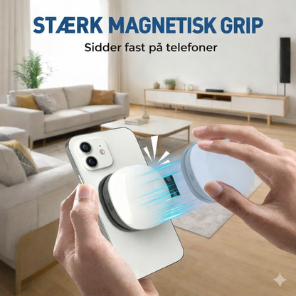 3-i-1 telefonstativ, spejl og magnetisk selfie-lys