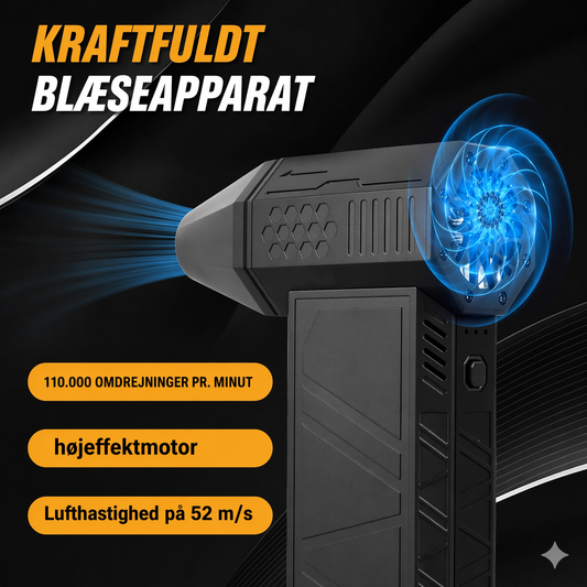 Kraftfuld turboventilator