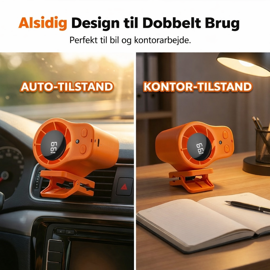 Ventilator med bærearm – LED-display