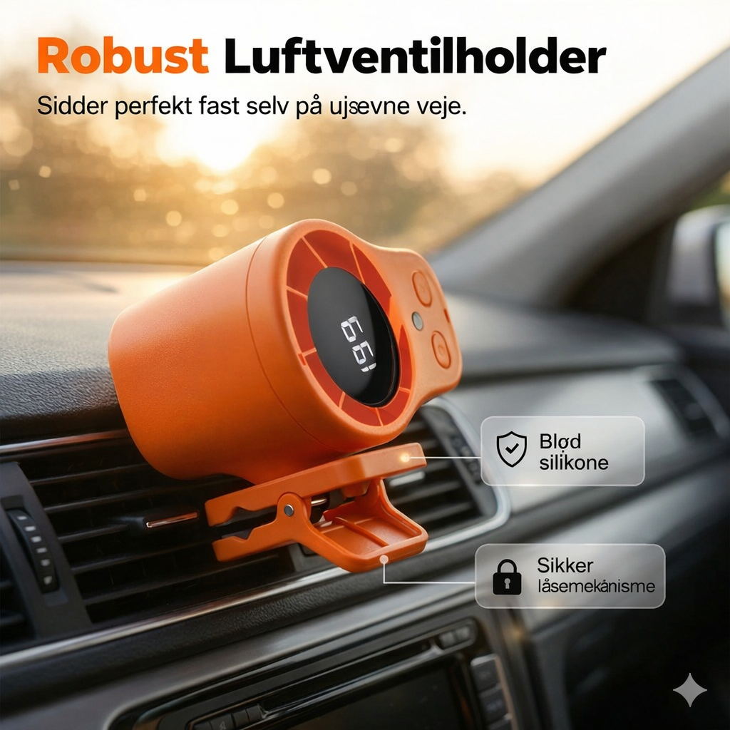 Ventilator med bærearm – LED-display