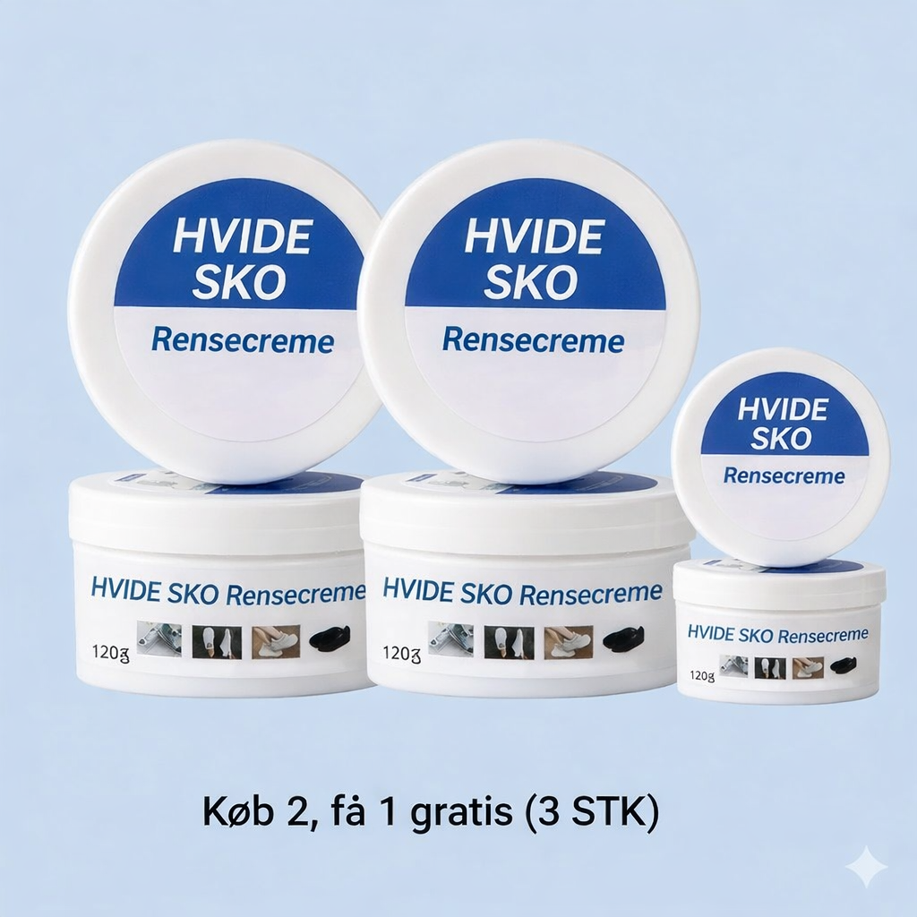 Rengøringscreme til hvide sko