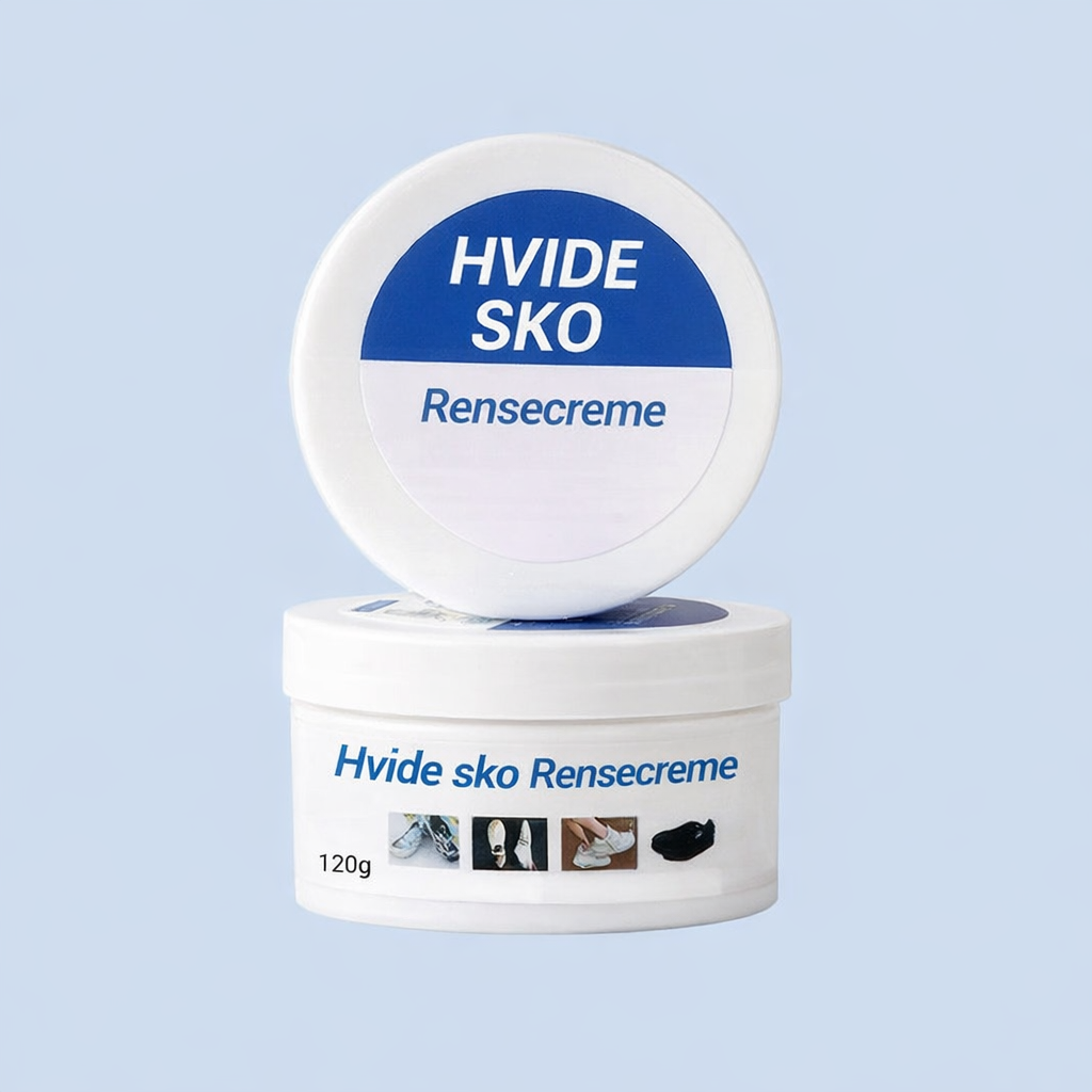Rengøringscreme til hvide sko