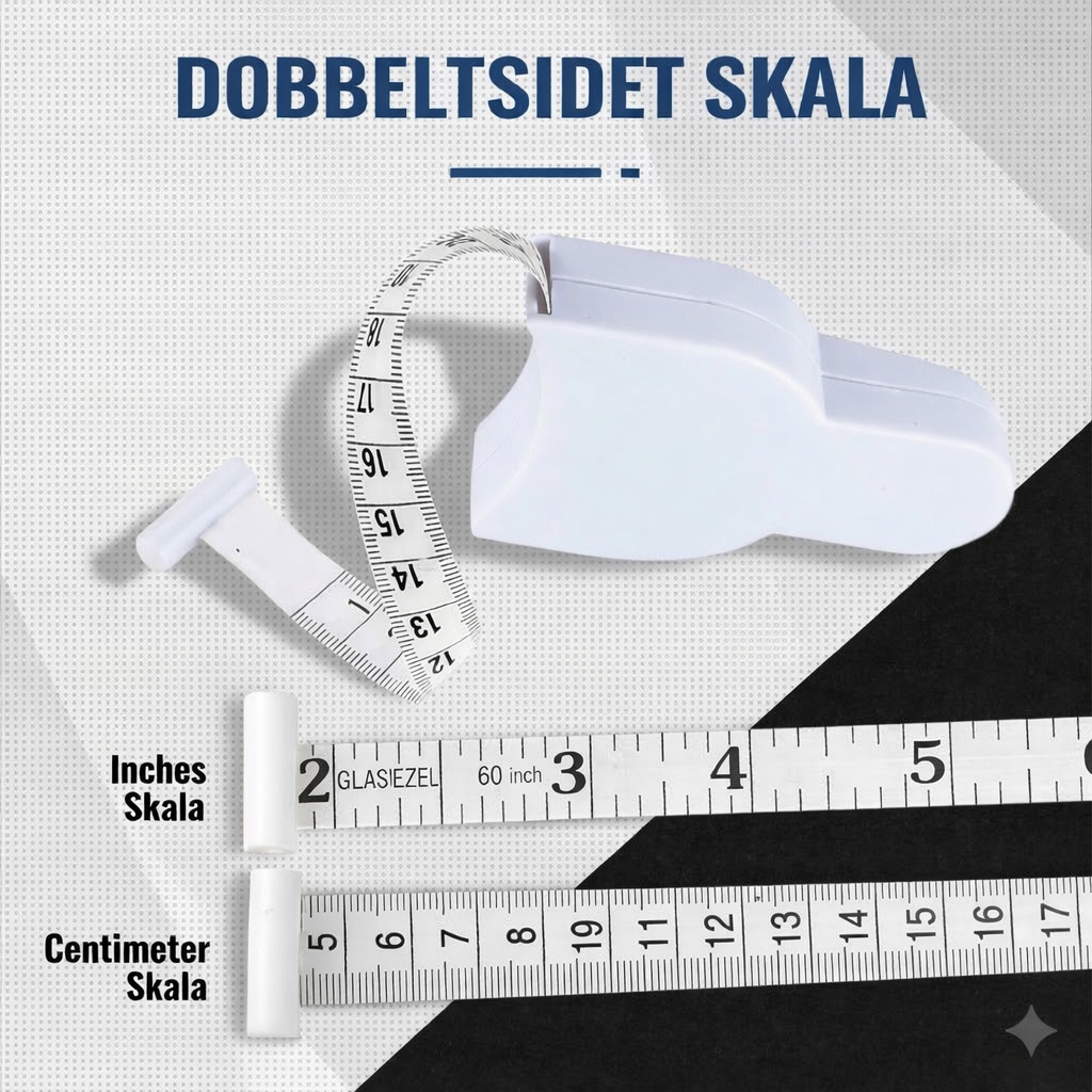 Automatisk oprulleligt målebånd