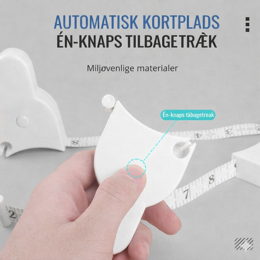 Automatisk oprulleligt målebånd