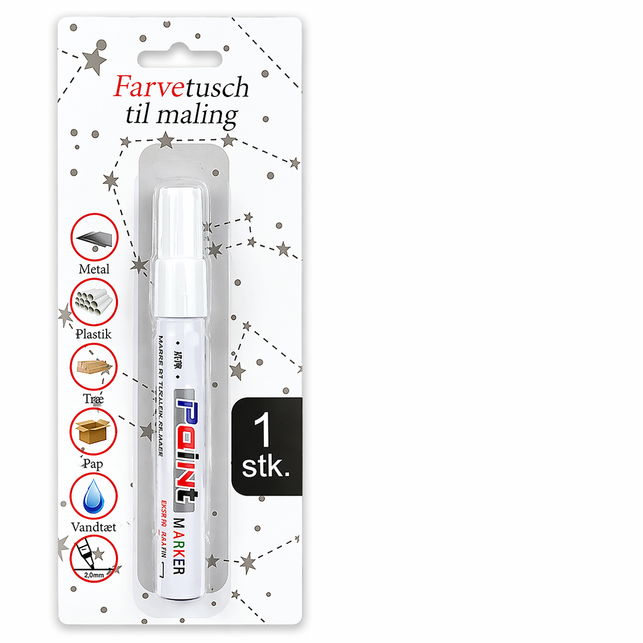 Vandtæt oliebaseret malermarker til keramik