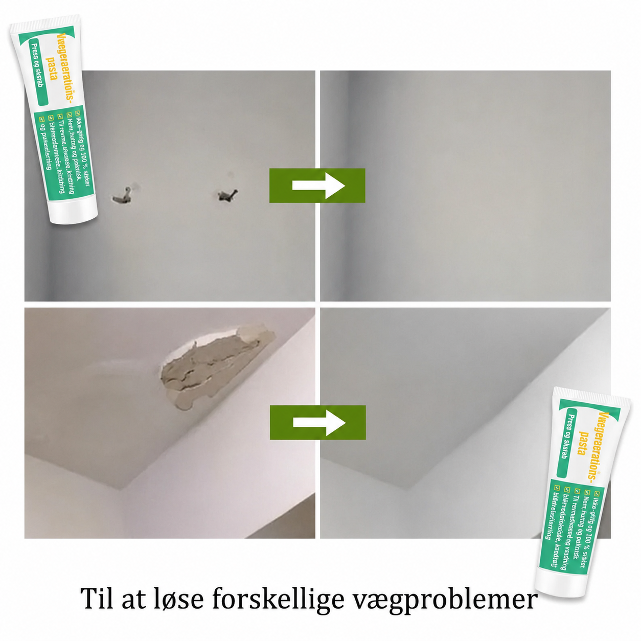 Giftfrit vægreparationsmiddel