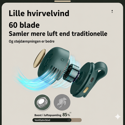 Bærbar miniventilator