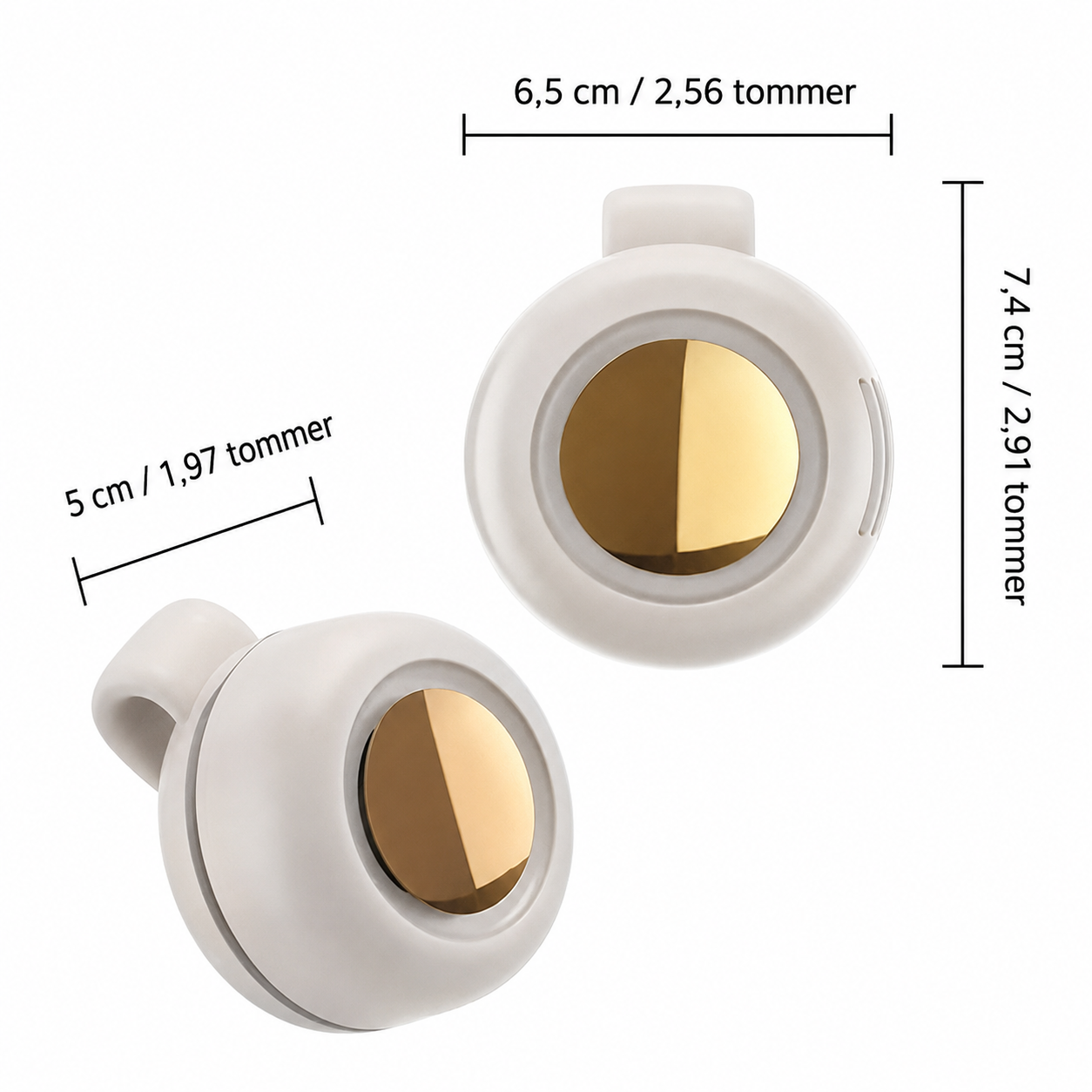 Bærbar miniventilator
