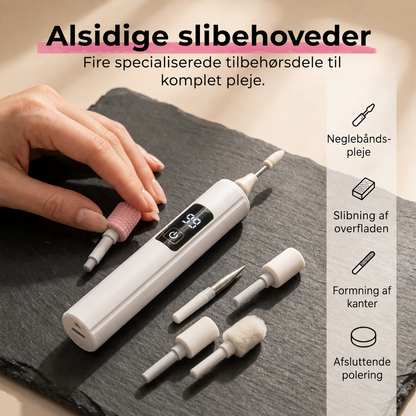Elektrisk neglefræser med digital hastighedsregulering