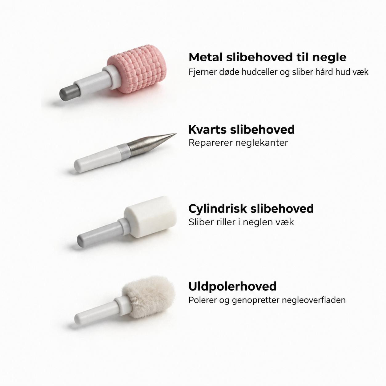Elektrisk neglefræser med digital hastighedsregulering