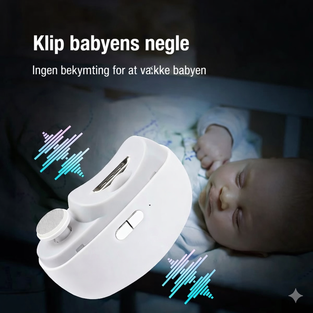 3-i-1 elektrisk poleringsmaskine og automatisk negleklipper
