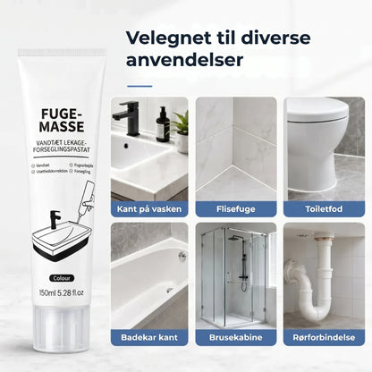 Vandtæt fugemasse i presseslange
