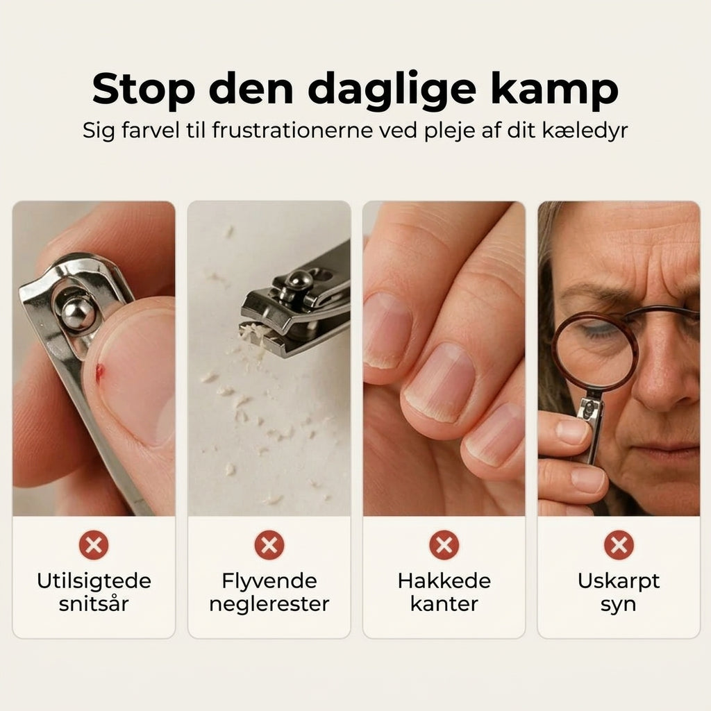 Elektrisk negleklipper med neglefil
