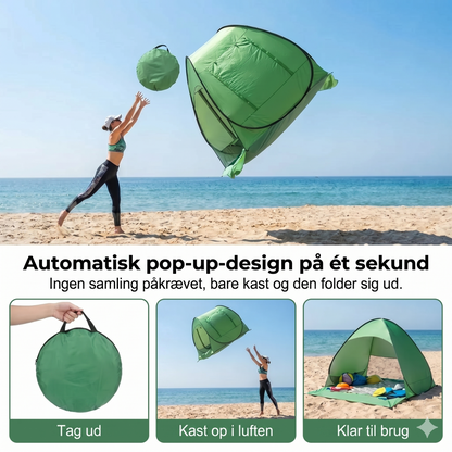 Automatisk pop-up strandtelt