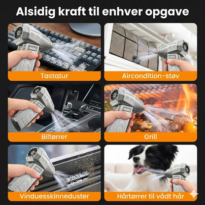 Kraftfuld turboventilator