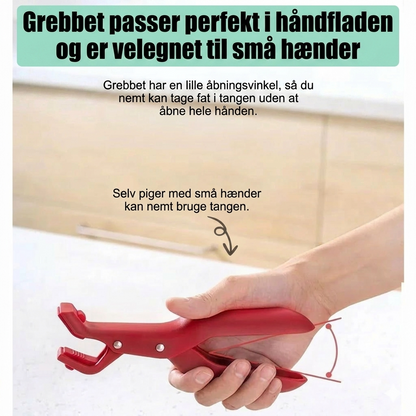 Multifunktionel skålholder-clip mod forbrænding