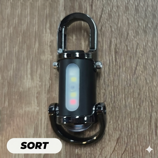 Superstærk mini-nøgleringslygte, vandtæt