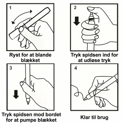 Guldmarkør til restaurering af gravsten