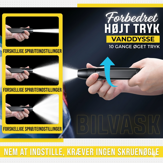 Højtryksrenser til biler og haven
