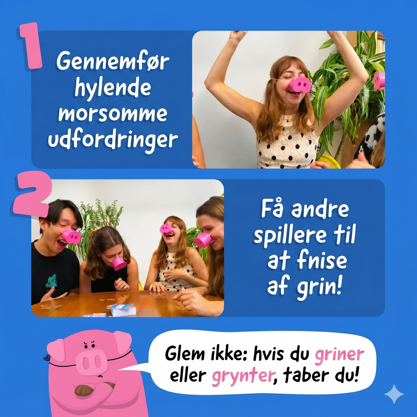 Pigsniff-spil – latter er absolut forbudt