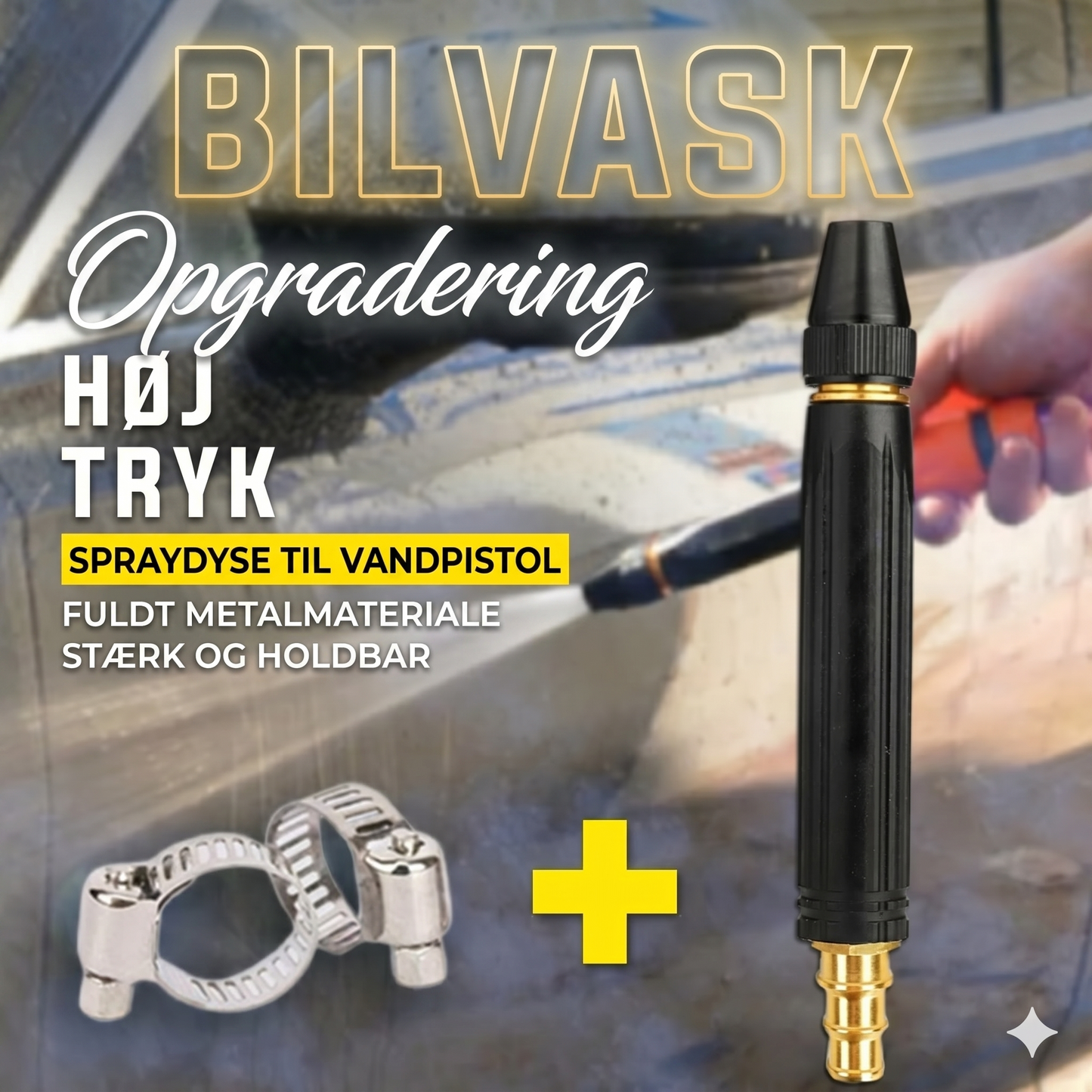 Højtryksrenser til biler og haven