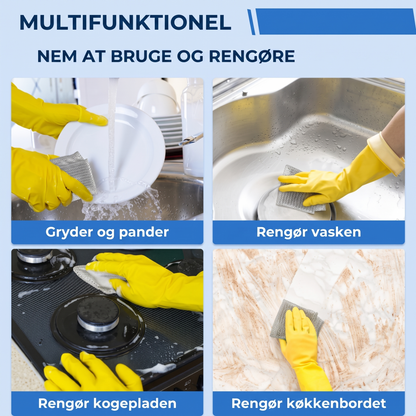 Sæt med 10 genanvendelige slibeklude