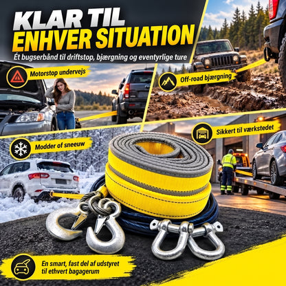 Trækrem 8 ton 4 meter med U-formede sjækelkroge