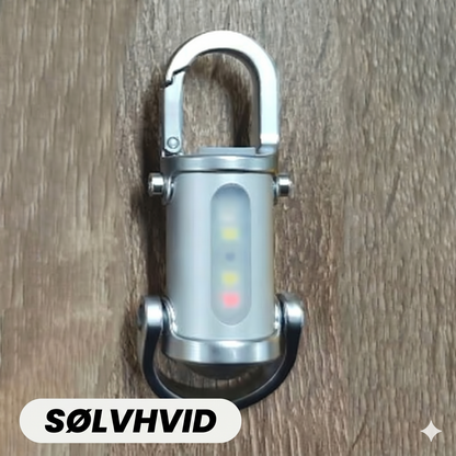 Superstærk mini-nøgleringslygte, vandtæt