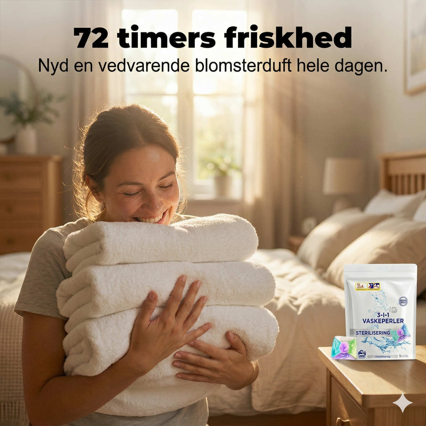 Vaskemiddelkapsler til grundig rengøring og sterilisering (11g*5 stk.)